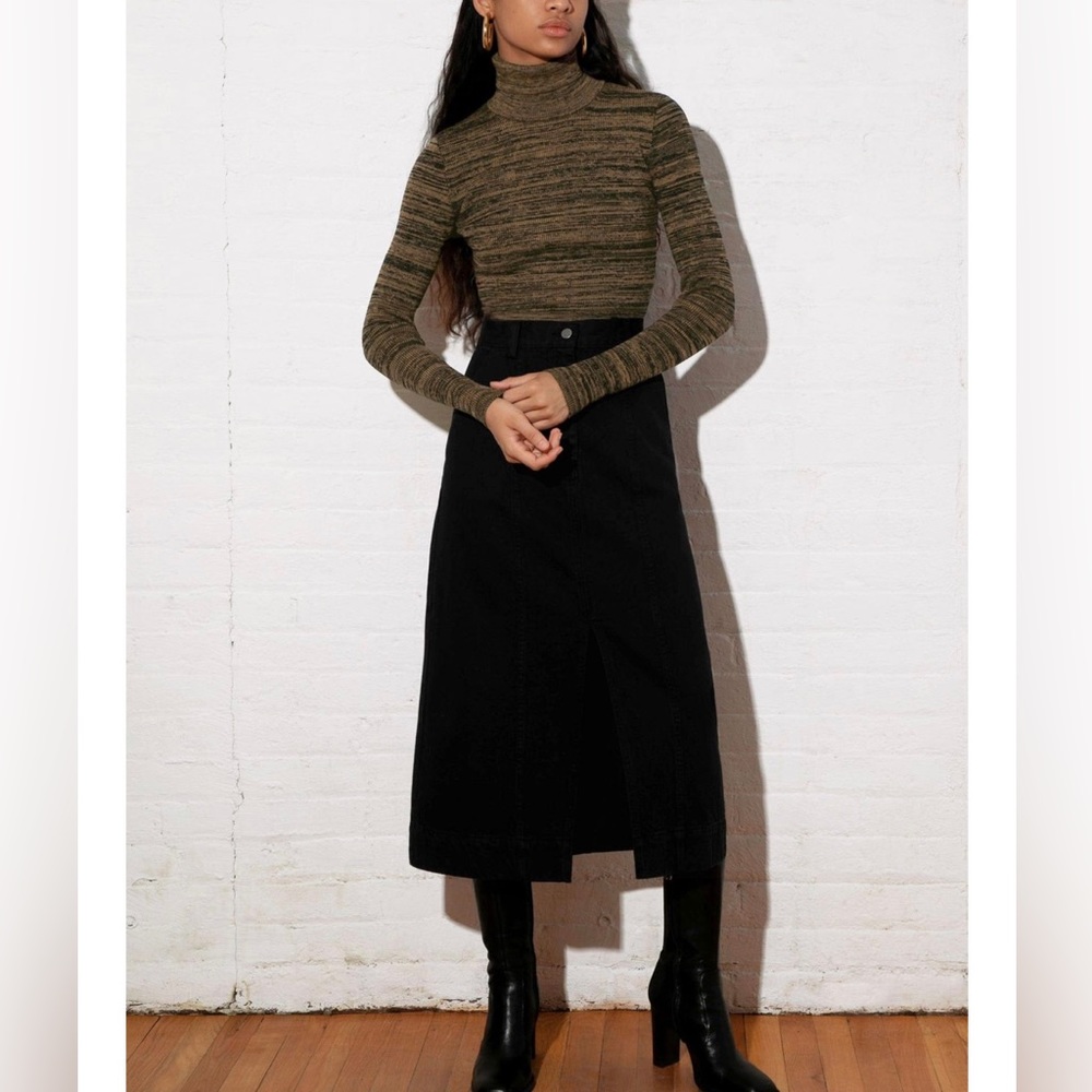 Mara Hoffman Nakita Denim Skirt 6